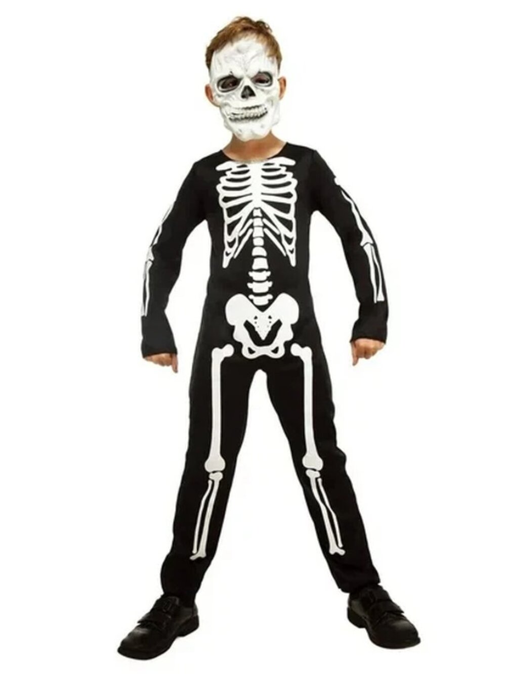 Partyholic Boy's Skelebones Halloween Costume - One Size